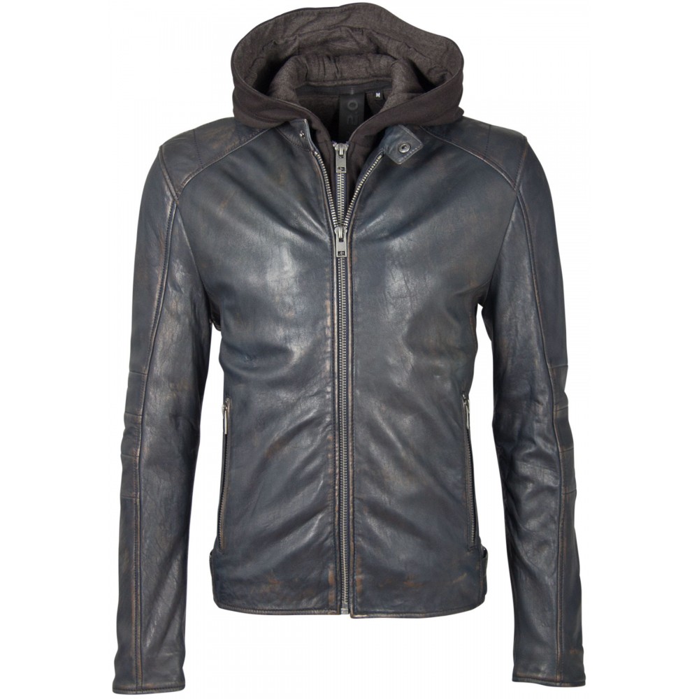 Geaca de Piele Barbati Gipsy Bleumarin G2BLews SF LARETV Geaca de Piele Barbati Gipsy Bleumarin G2BLews SF LARETV - readytowear.ro
