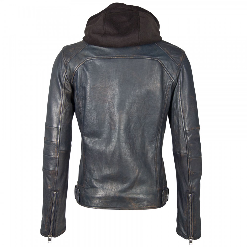 Geaca de Piele Naturala Barbati Gipsy Bleumarin G2BLews SF LARETV Geaca de Piele Naturala Barbati Gipsy Bleumarin G2BLews SF LARETV - readytowear.ro