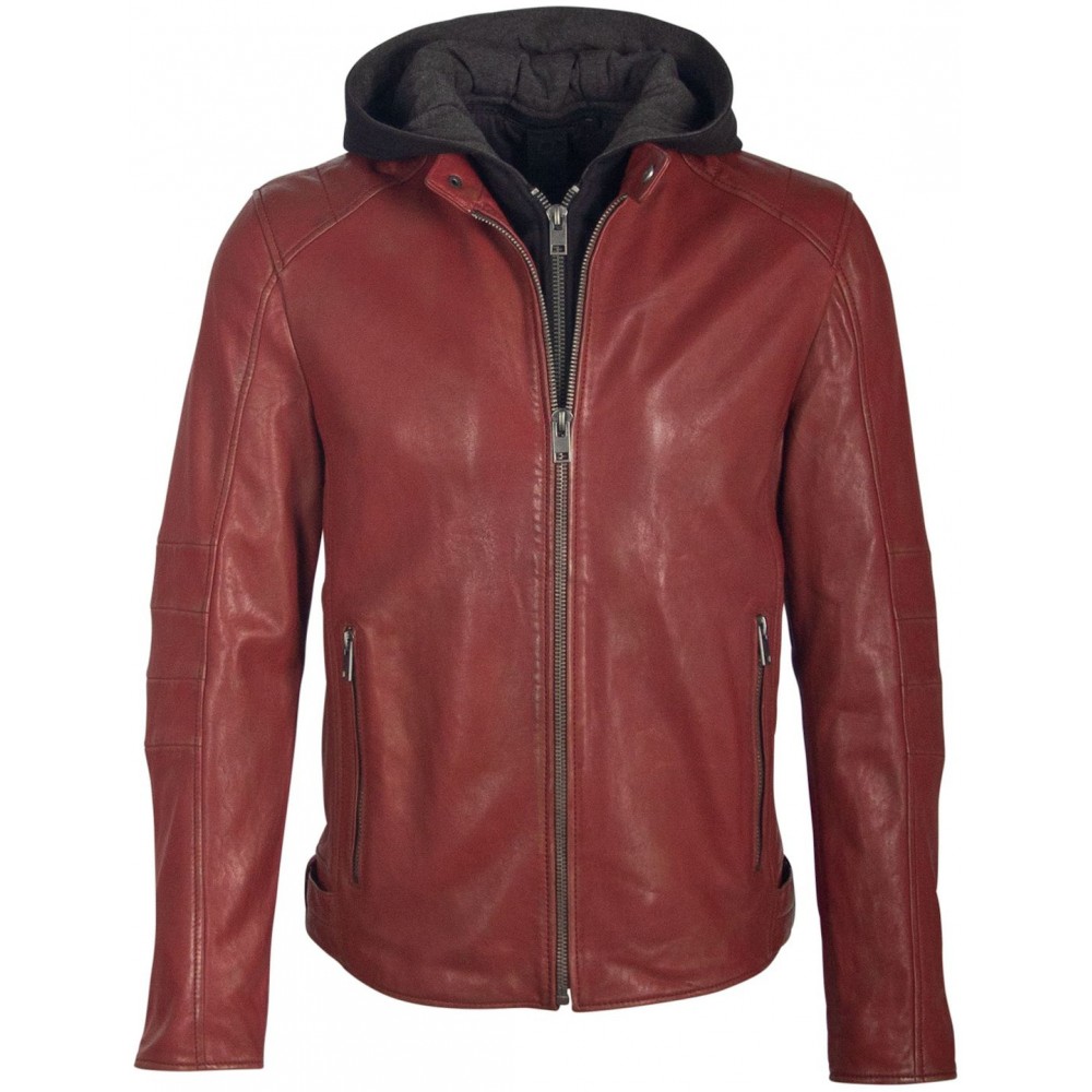 Geaca de Piele Naturala Barbati Gipsy Rosie G2BLews SF LARETV Geaca de Piele Naturala Barbati Gipsy Rosie G2BLews SF LARETV - readytowear.ro