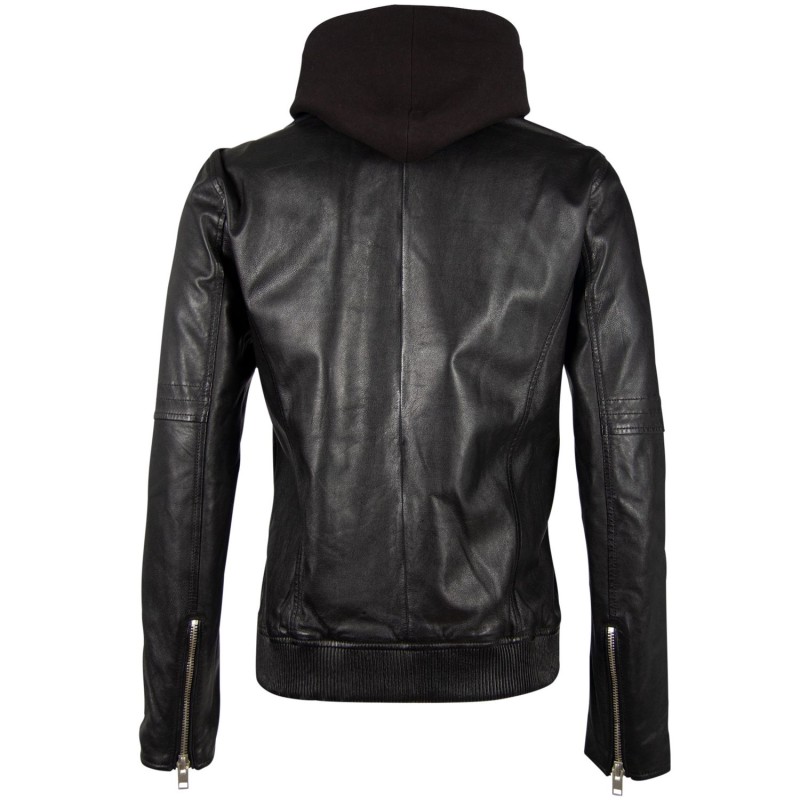 Geaca de Piele Barbati Gipsy Neagra G2BNate SF LALUV – IMBRACAMINTE