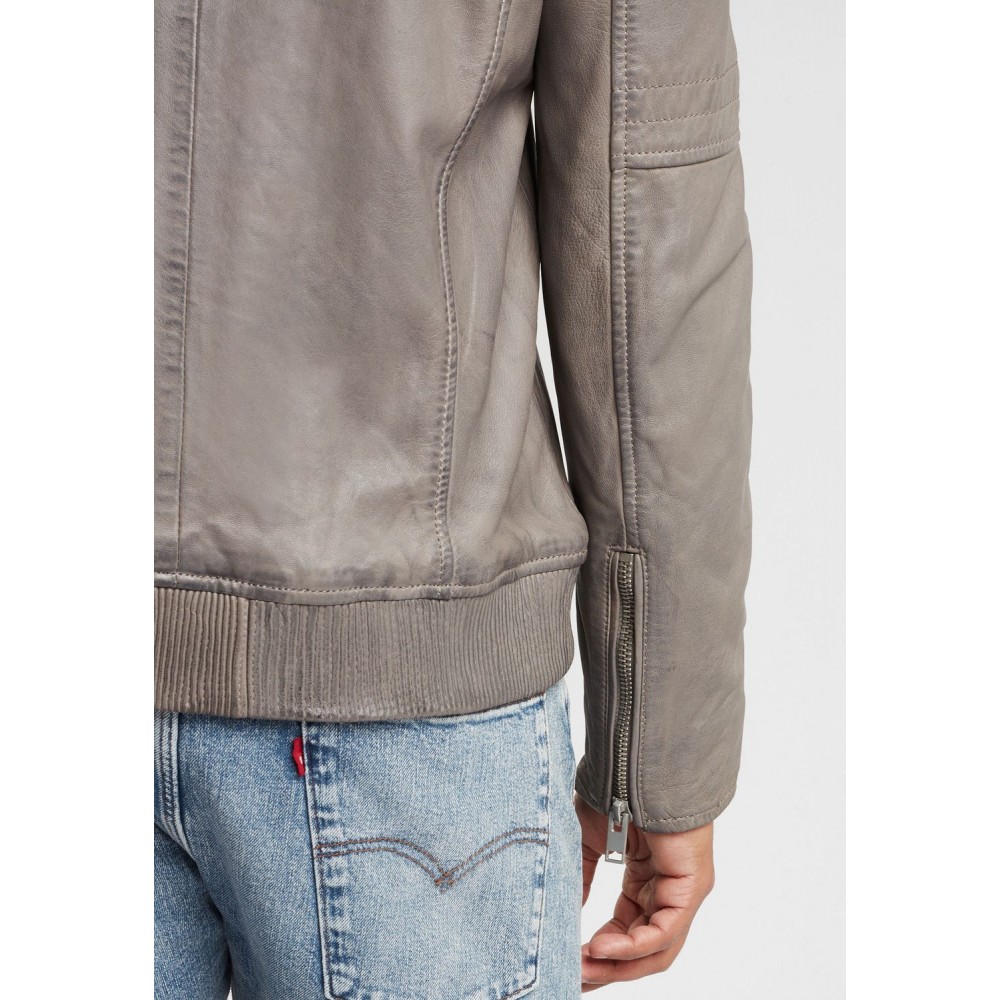 Geaca de Piele Barbati Gipsy Gri G2BNate SF LALUV Geaca de Piele Barbati Gipsy Gri G2BNate SF LALUV - readytowear.ro
