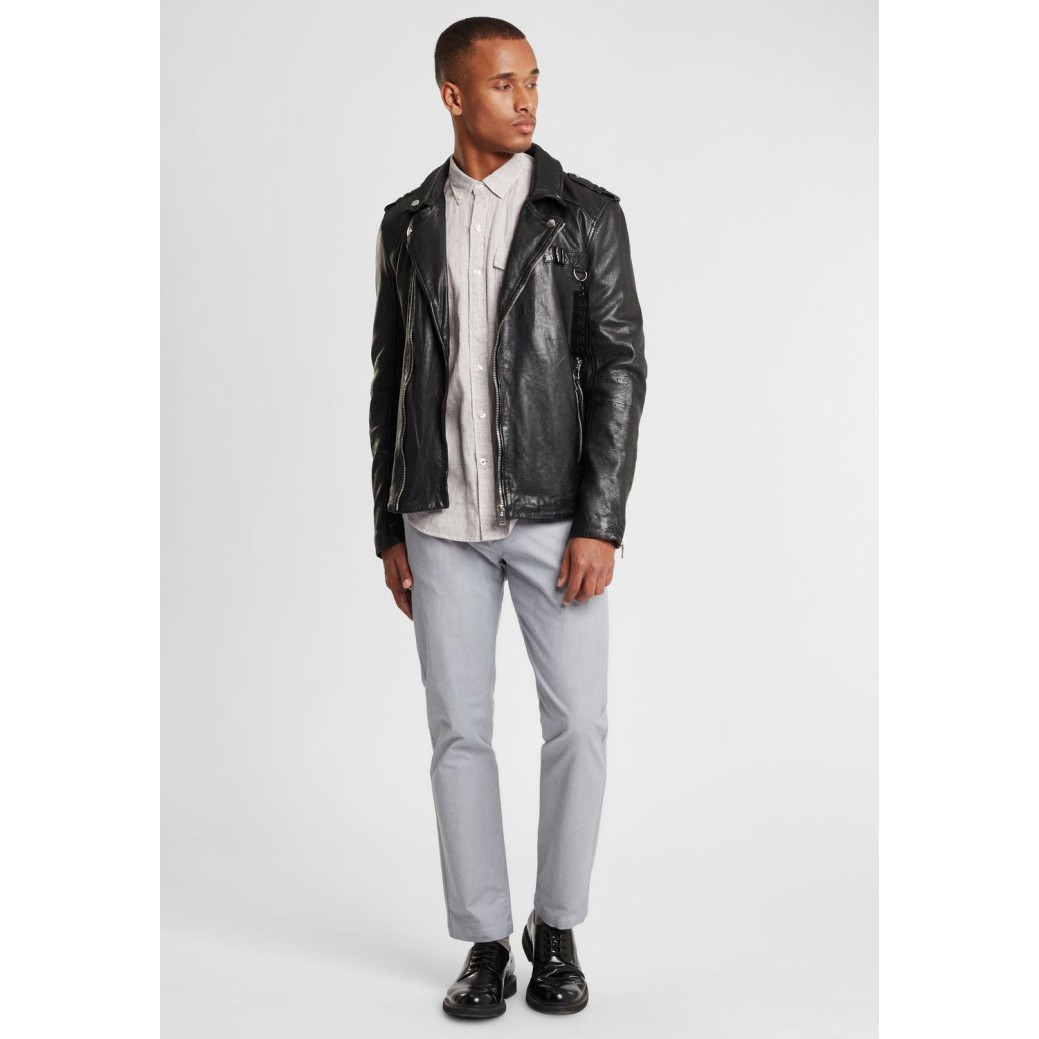 Geaca de Piele Naturala Barbati Gipsy Neagra G2BNoct SF SVATV – IMBRACAMINTE