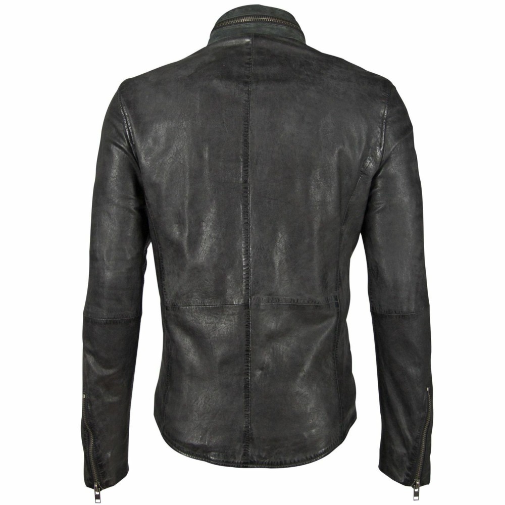 Geaca de Piele Naturala Barbati Gipsy Neagra G2BTallan SF LSWV Geaca de Piele Naturala Barbati Gipsy Neagra G2BTallan SF LSWV - readytowear.ro