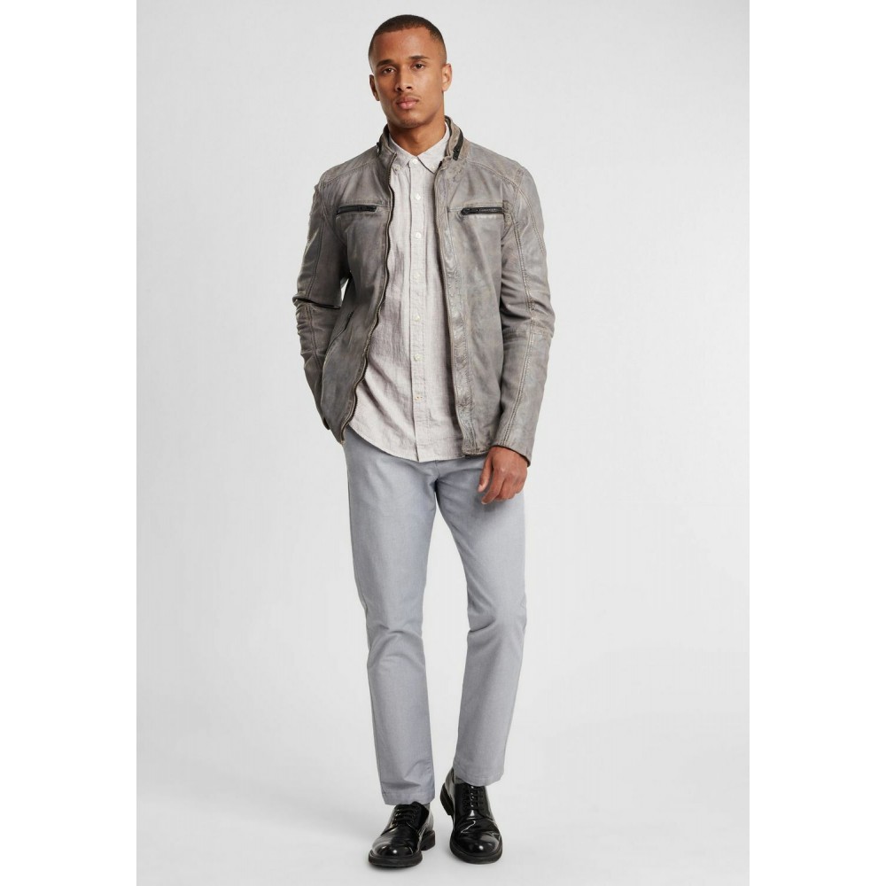 Geaca de Piele Naturala Barbati Gipsy Gri G2BTallan SF LSWV Geaca de Piele Naturala Barbati Gipsy Gri G2BTallan SF LSWV - readytowear.ro