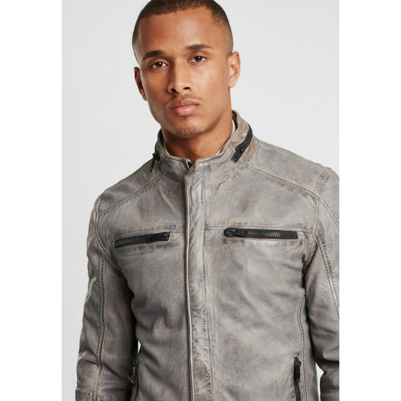 Geaca de Piele Naturala Barbati Gipsy Gri G2BTallan SF LSWV – IMBRACAMINTE Geaca de Piele Naturala Barbati Gipsy Gri G2BTallan SF LSWV – IMBRACAMINTE