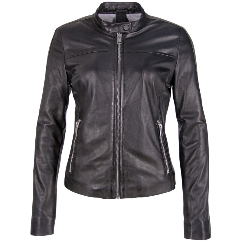 Geaca de Piele Naturala Dama Gipsy Neagra G2GSuvi LABRIV – IMBRACAMINTE