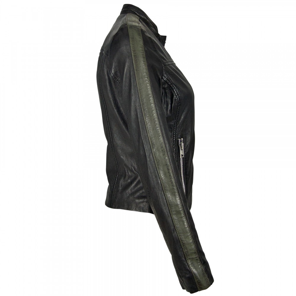 Geaca de Piele Naturala Dama Gipsy Neagra G2GSuvi LABRIV Geaca de Piele Naturala Dama Gipsy Neagra G2GSuvi LABRIV - readytowear.ro