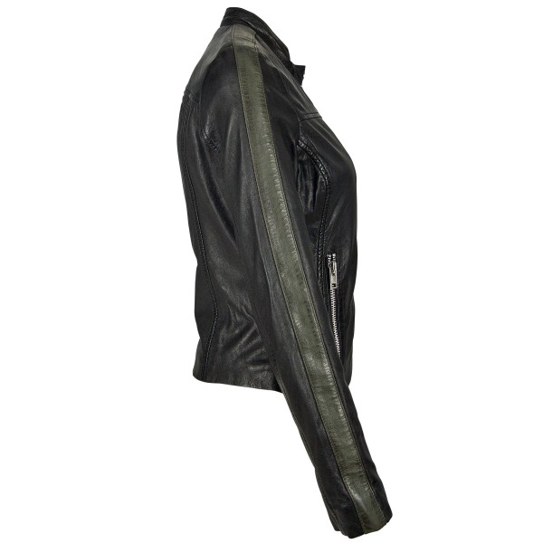 Geaca de Piele Naturala Dama Gipsy Neagra G2GSuvi LABRIV – IMBRACAMINTE — fotografia 2