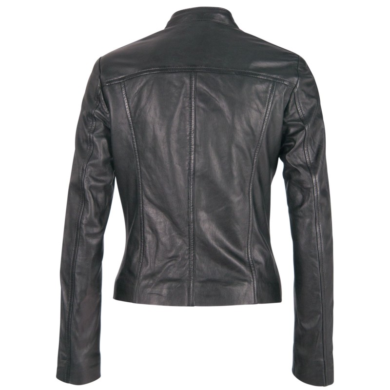 Geaca de Piele Naturala Dama Gipsy Neagra G2GSuvi LABRIV – IMBRACAMINTE