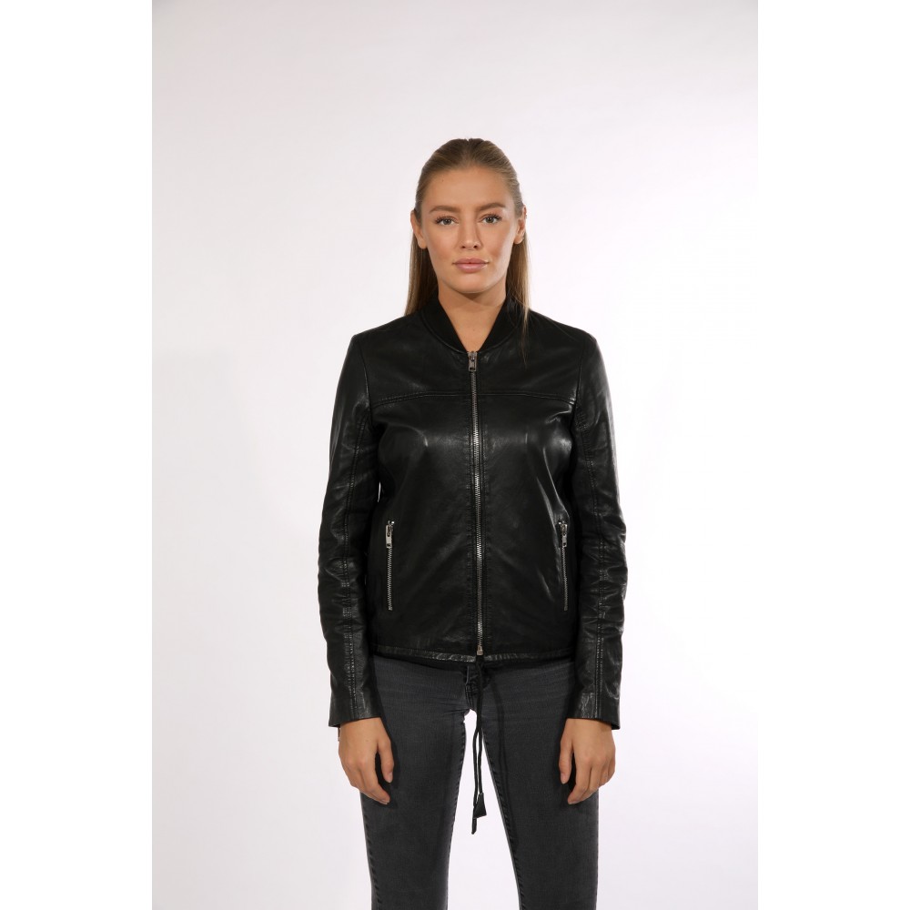Geaca de Piele Naturala Dama Gipsy Neagra G2GTyree 2 SF LASTAV Geaca de Piele Naturala Dama Gipsy Neagra G2GTyree 2 SF LASTAV - readytowear.ro