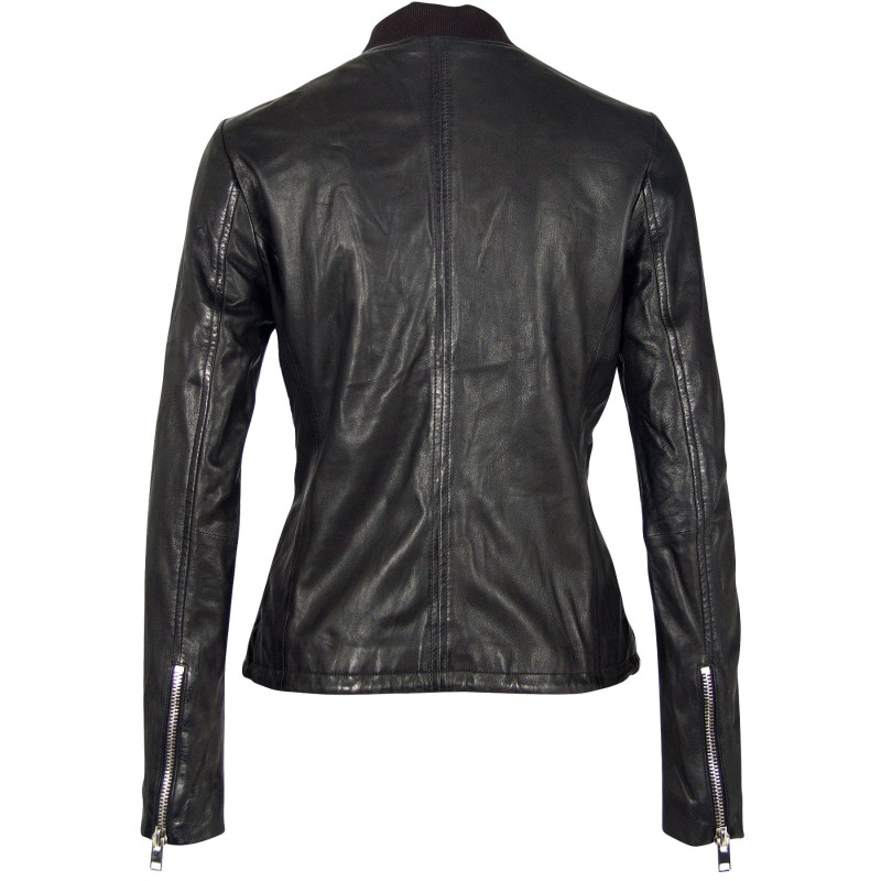 Geaca de Piele Naturala Dama Gipsy Neagra G2GTyree 2 SF LASTAV – IMBRACAMINTE