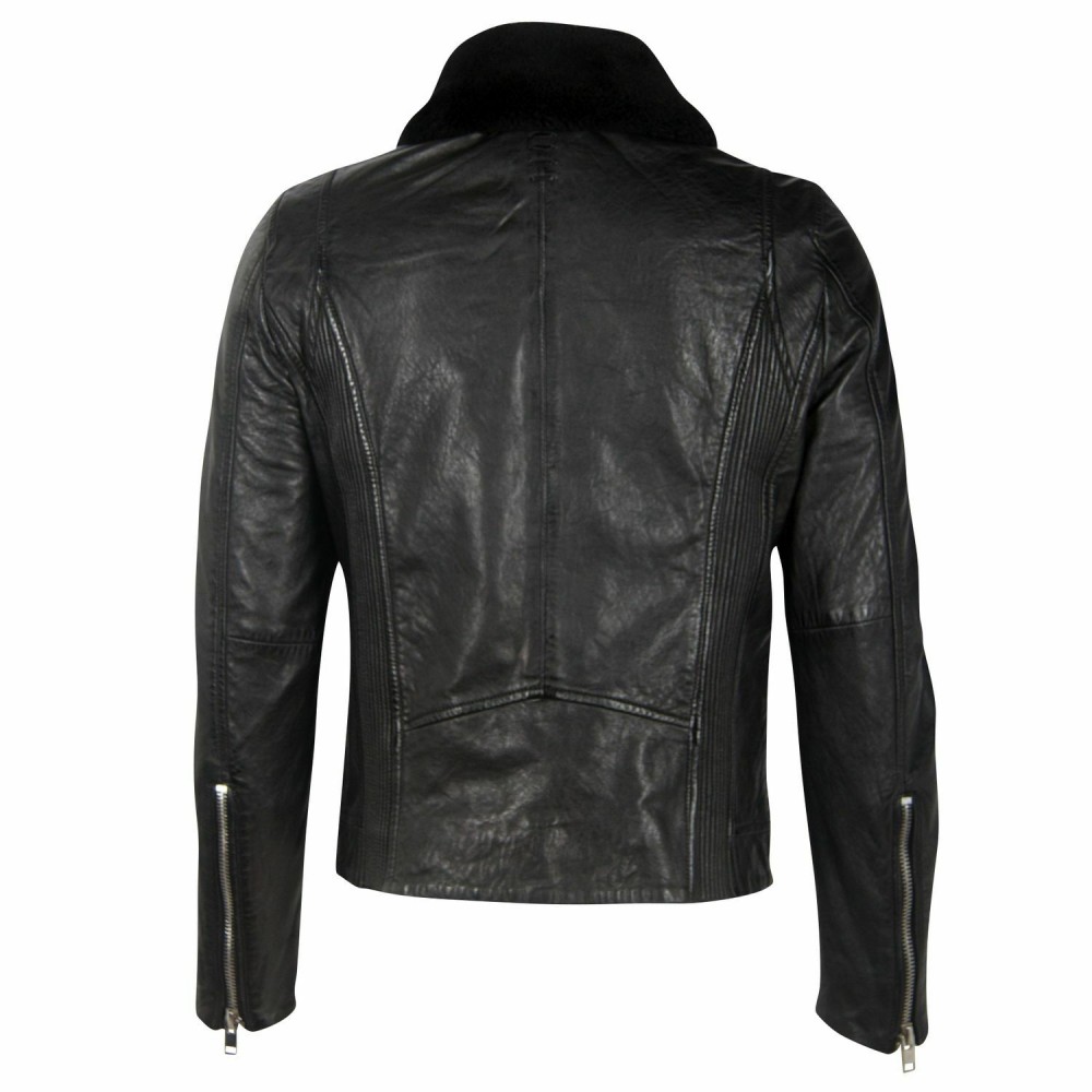 Geaca de Iarna din Piele Barbati Gipsy Neagra G2MFelan Geaca de Iarna din Piele Barbati Gipsy Neagra G2MFelan - readytowear.ro