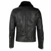 Geaca de Iarna din Piele Barbati Gipsy Neagra G2MFelan - readytowear.ro