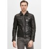 Geaca de Iarna din Piele Barbati Gipsy Neagra G2MFelan – Black Friday