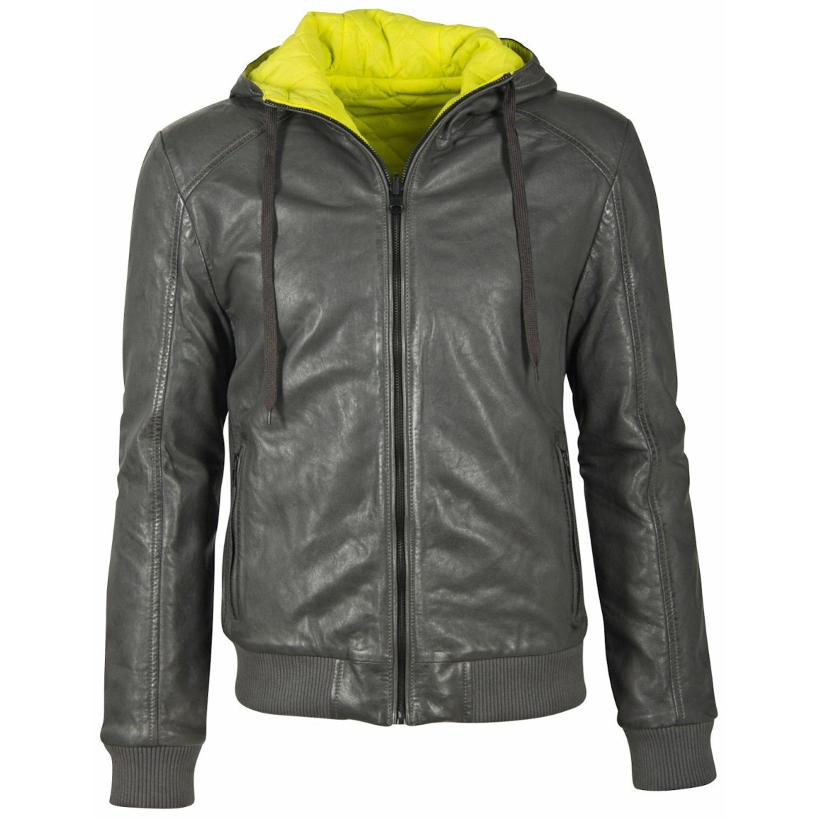 Geaca de Piele Barbati Gipsy Antracit G2MGraydon SF NSLVV W – IMBRACAMINTE