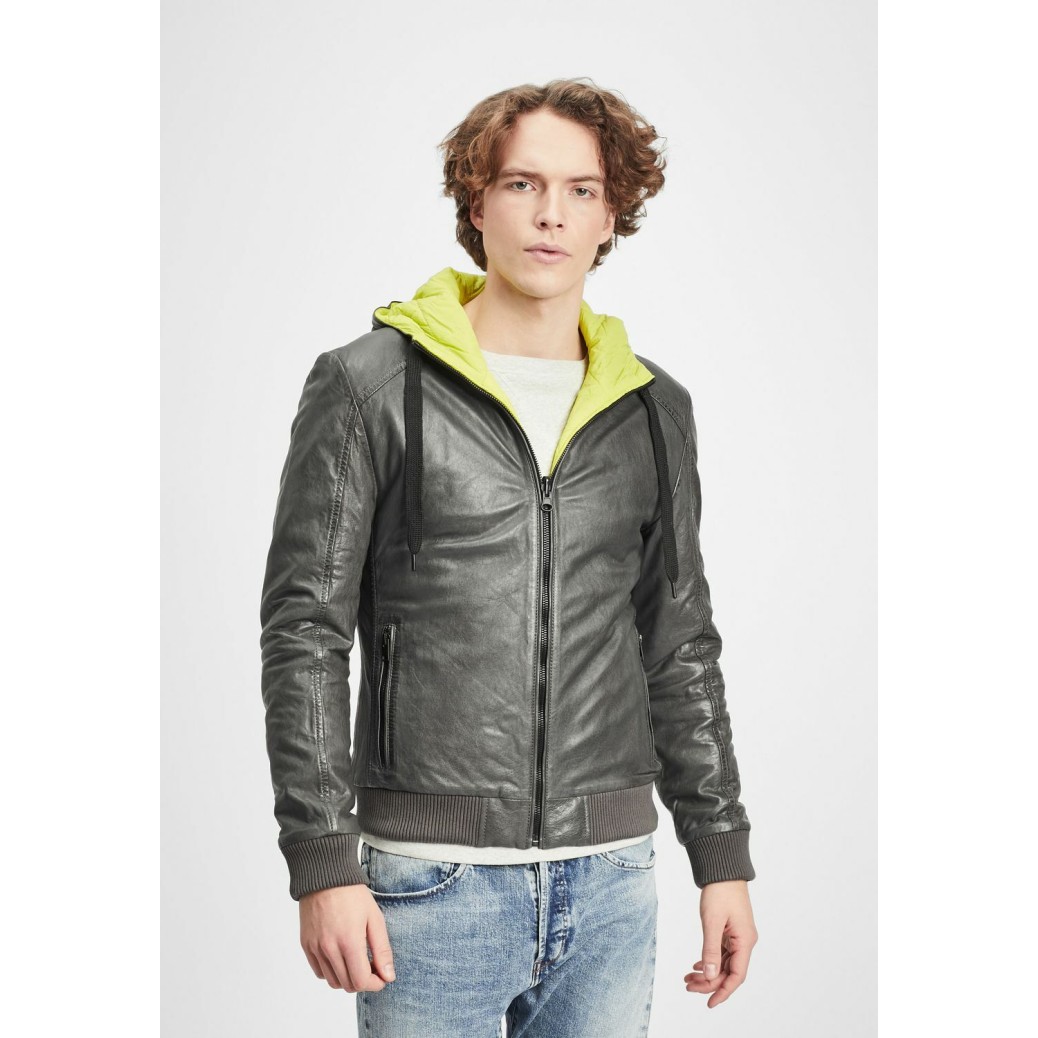 Geaca de Piele Barbati Gipsy Antracit G2MGraydon SF NSLVV W – IMBRACAMINTE