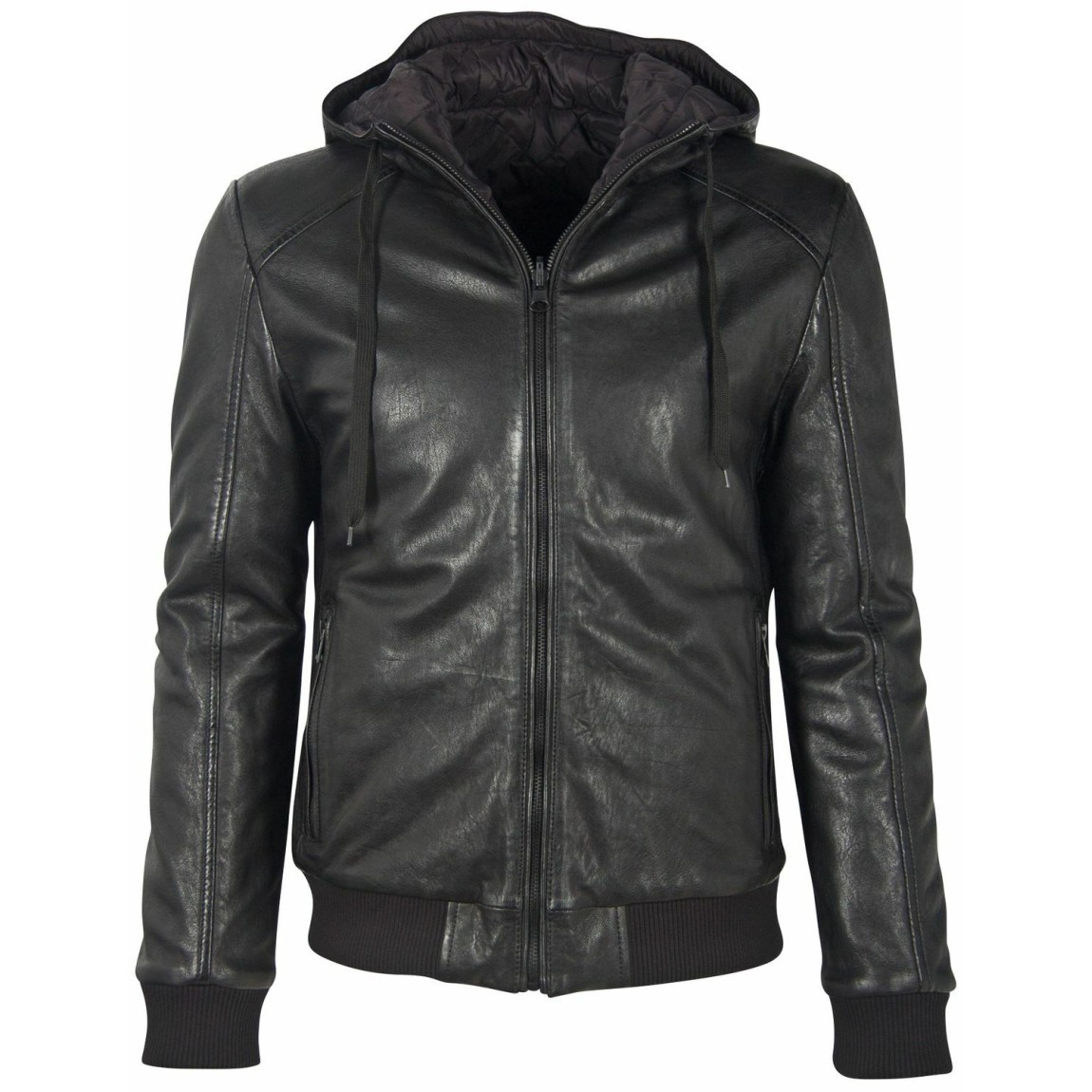 Geaca de Piele Barbati Gipsy Neagra G2MGraydon – IMBRACAMINTE