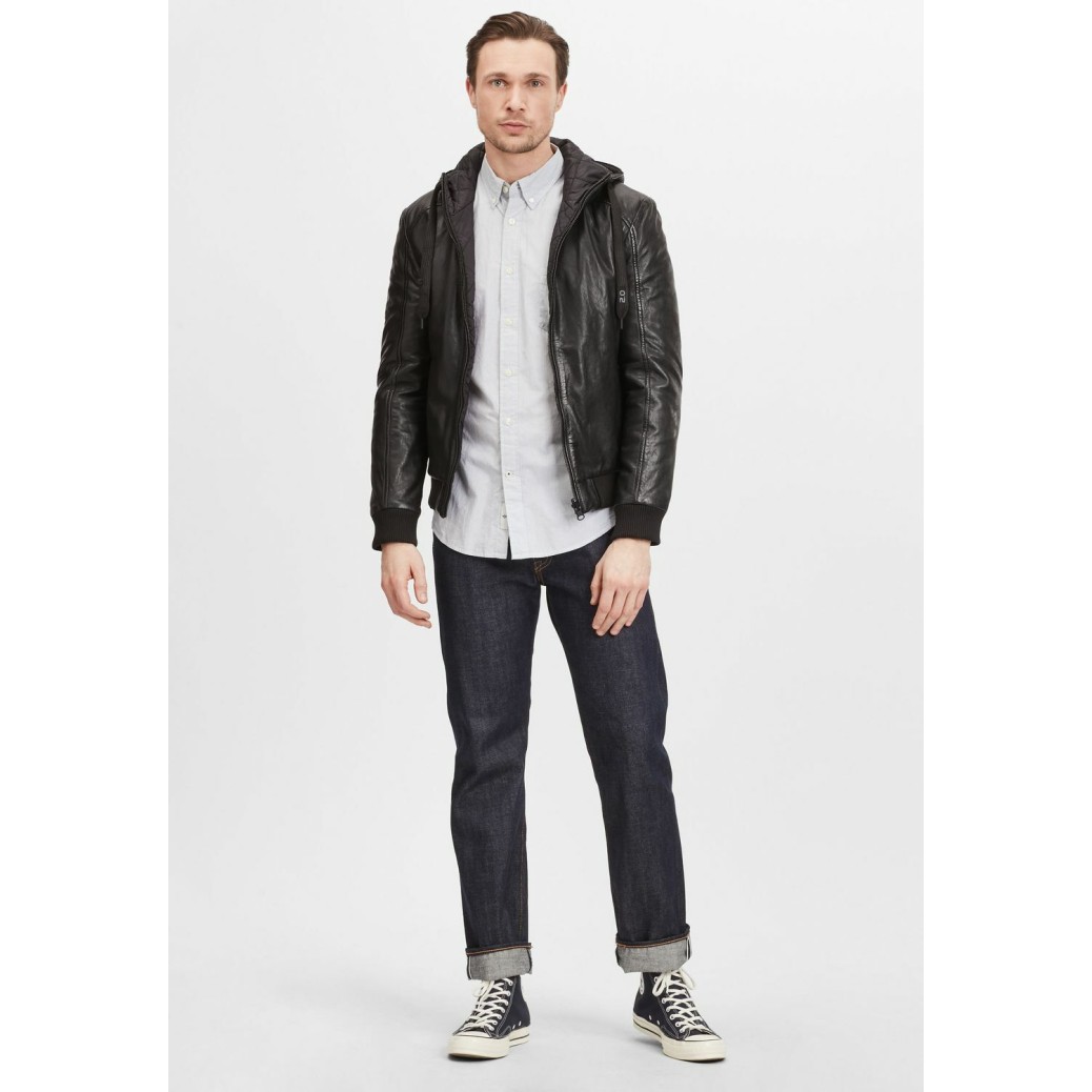 Geaca de Piele Barbati Gipsy Neagra G2MGraydon – IMBRACAMINTE