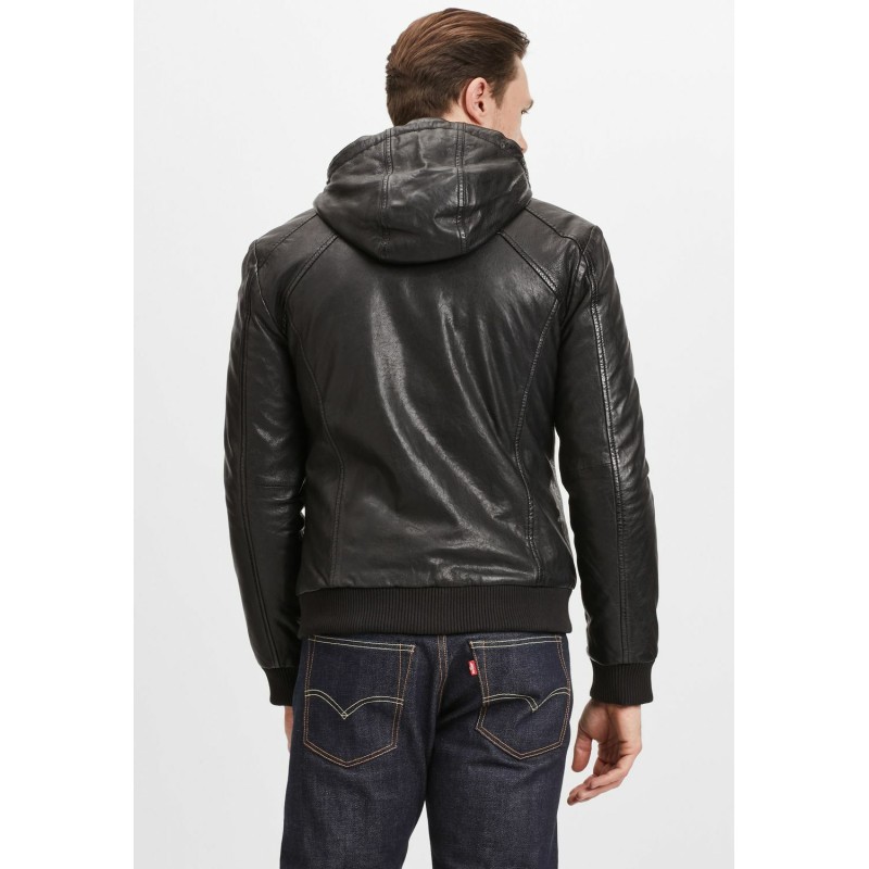 Geaca de Piele Barbati Gipsy Neagra G2MGraydon – IMBRACAMINTE