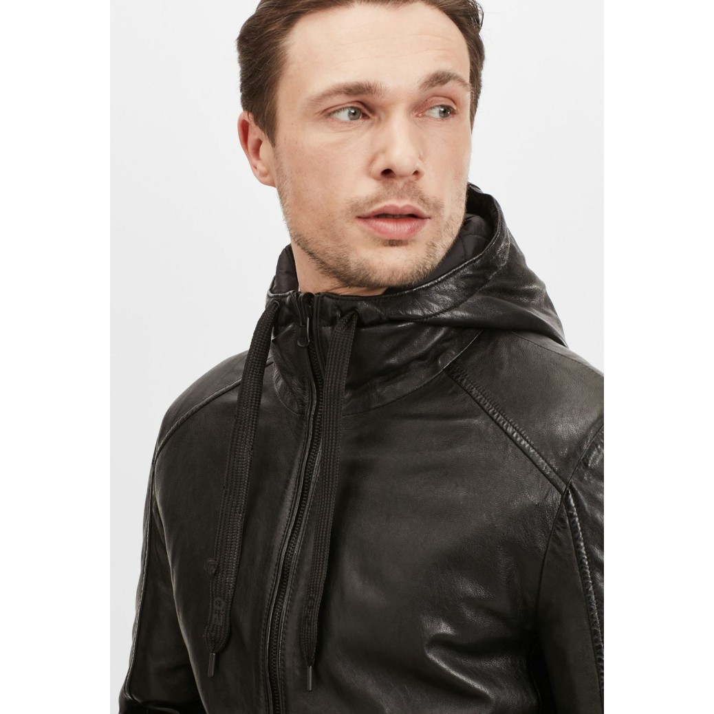 Geaca de Piele Barbati Gipsy Neagra G2MGraydon – IMBRACAMINTE