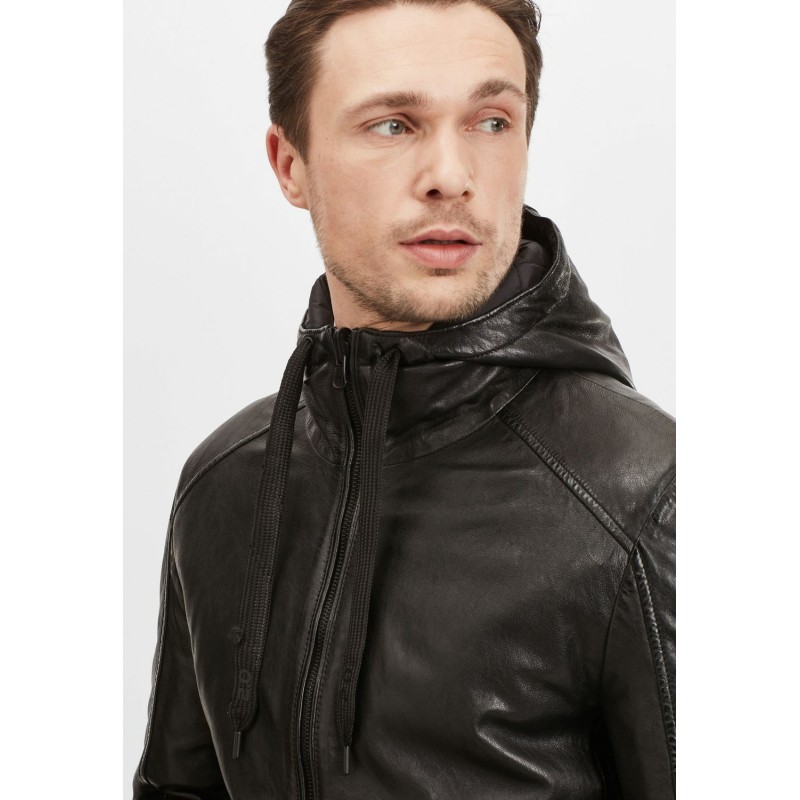 Geaca de Piele Barbati Gipsy Neagra G2MGraydon – IMBRACAMINTE