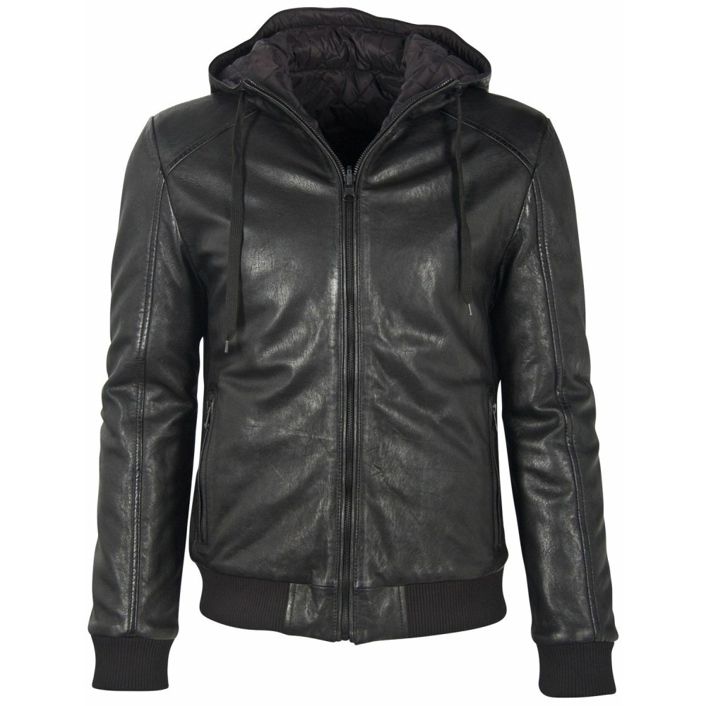 Geaca de Piele Barbati Gipsy Neagra G2MGraydon SF NSLVV W geci de piele - readytowear.ro