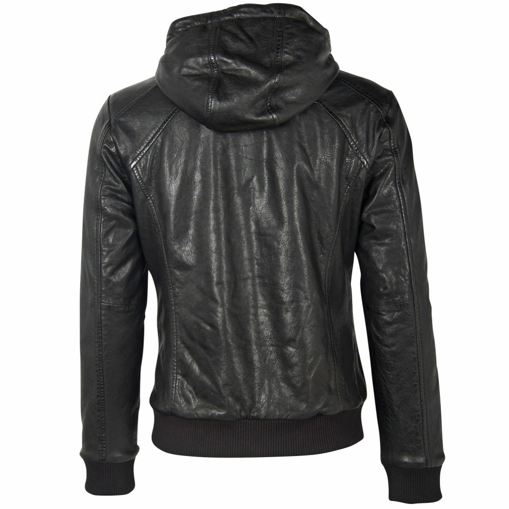 Geaca de Piele Barbati Gipsy Neagra G2MGraydon SF NSLVV W geci de piele - readytowear.ro
