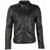 Geaca de Piele Barbati Gipsy Neagra G2MJoron - readytowear.ro