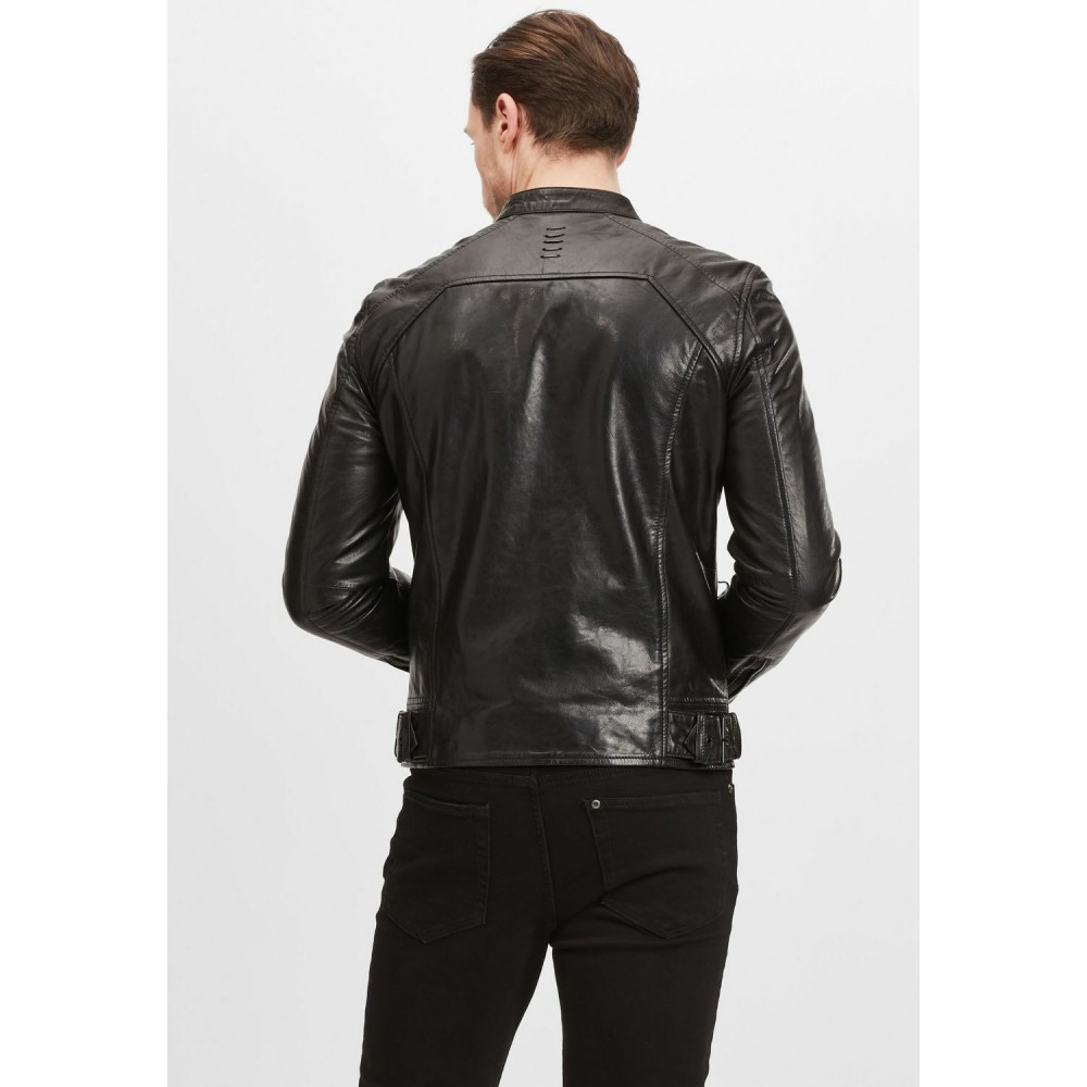 Geaca de Piele Barbati Gipsy Neagra G2MJoron Geaca de Piele Barbati Gipsy Neagra G2MJoron - readytowear.ro