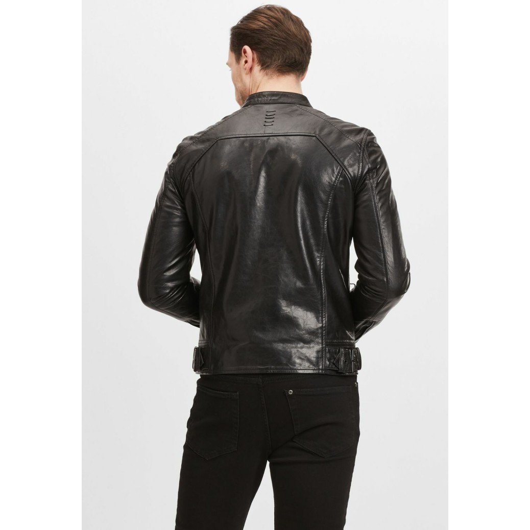 Geaca de Piele Barbati Gipsy Neagra G2MJoron – IMBRACAMINTE