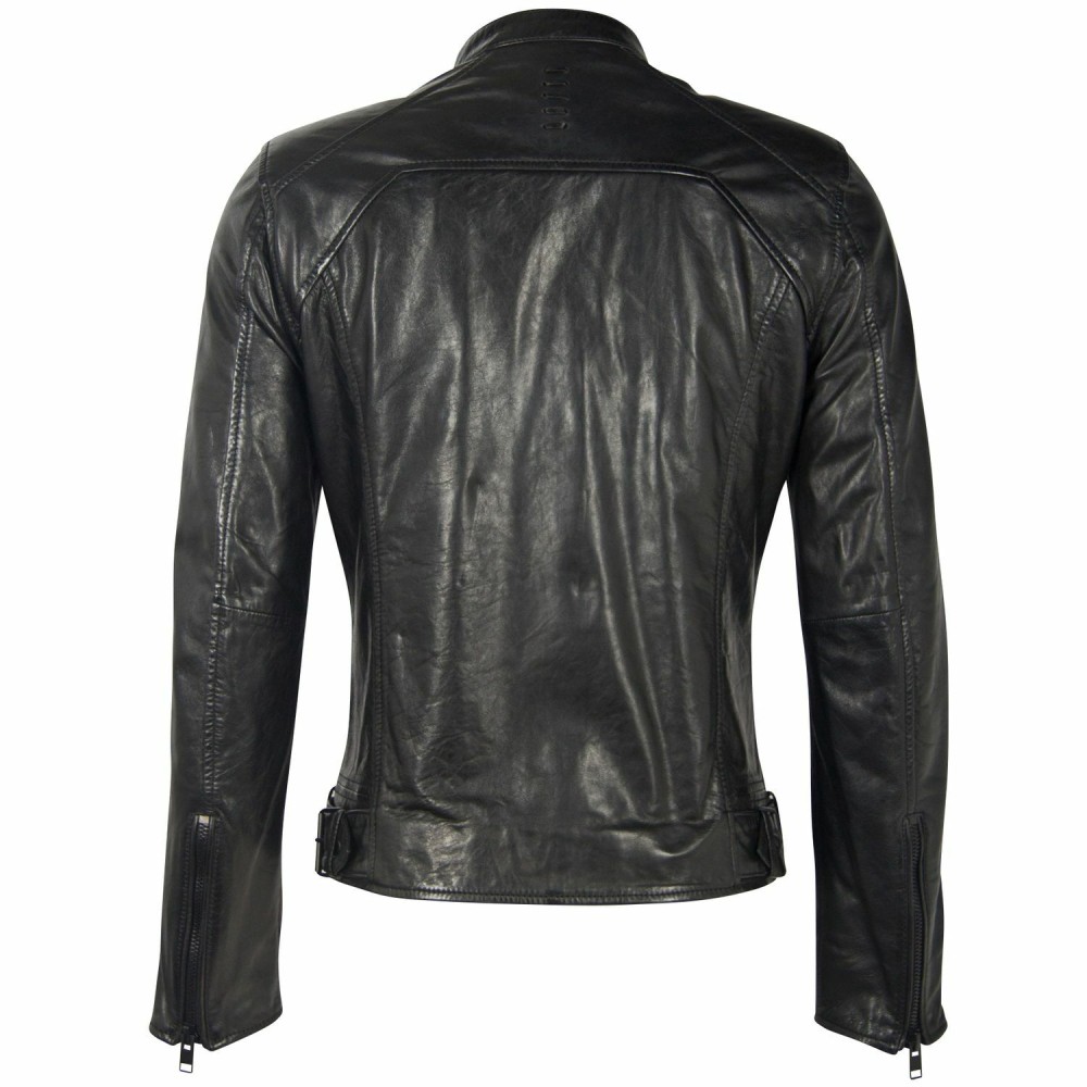 Geaca de Piele Barbati Gipsy Neagra G2MJoron SF LPUV geci de piele - readytowear.ro