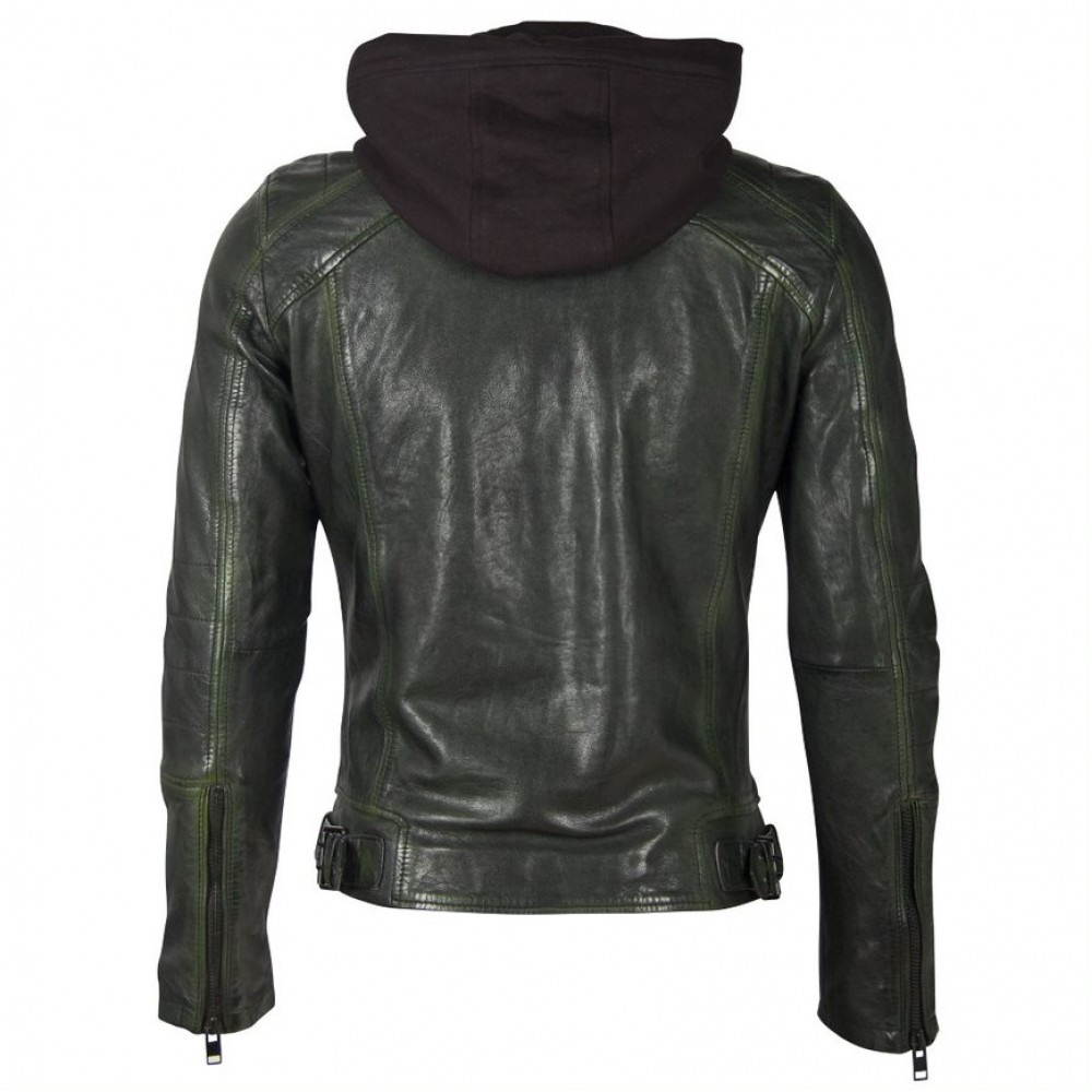 Geaca de Piele Barbati Gipsy Verde Inchis G2MKallan SF LARETV Geaca de Piele Barbati Gipsy Verde Inchis G2MKallan SF LARETV - readytowear.ro