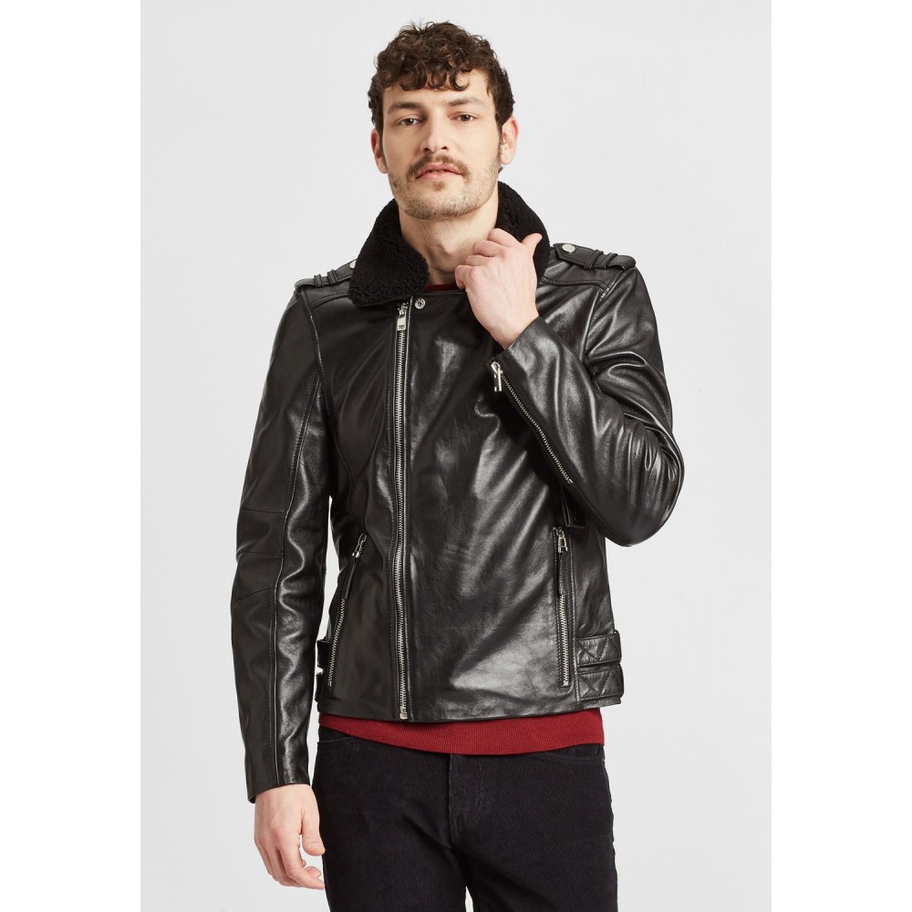 Geaca de Piele Barbati Gipsy Neagra G2MLuran Geaca de Piele Barbati Gipsy Neagra G2MLuran - readytowear.ro