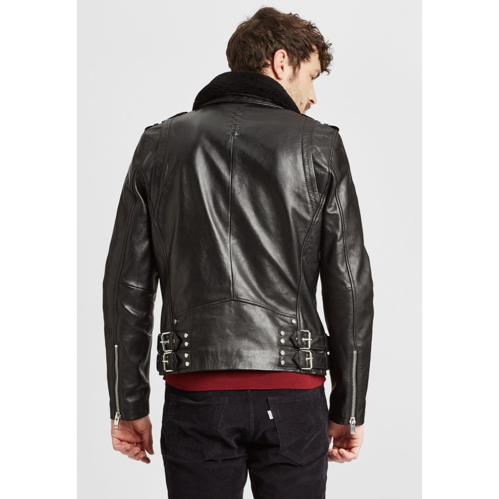 Geaca de Piele Barbati Gipsy Neagra G2MLuran Geaca de Piele Barbati Gipsy Neagra G2MLuran - readytowear.ro
