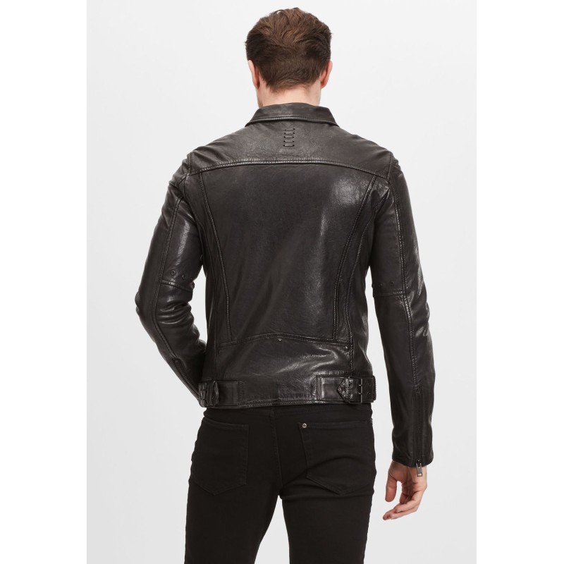 Geaca de Piele Barbati Gipsy Neagra G2MRanaan – IMBRACAMINTE