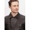 Geaca de Piele Barbati Gipsy Neagra G2MRanaan SF LASARV geci de piele - readytowear.ro
