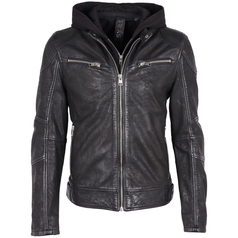 Geaca de Piele Barbati Gipsy Neagra G2MRayko – IMBRACAMINTE Geaca de Piele Barbati Gipsy Neagra G2MRayko – IMBRACAMINTE