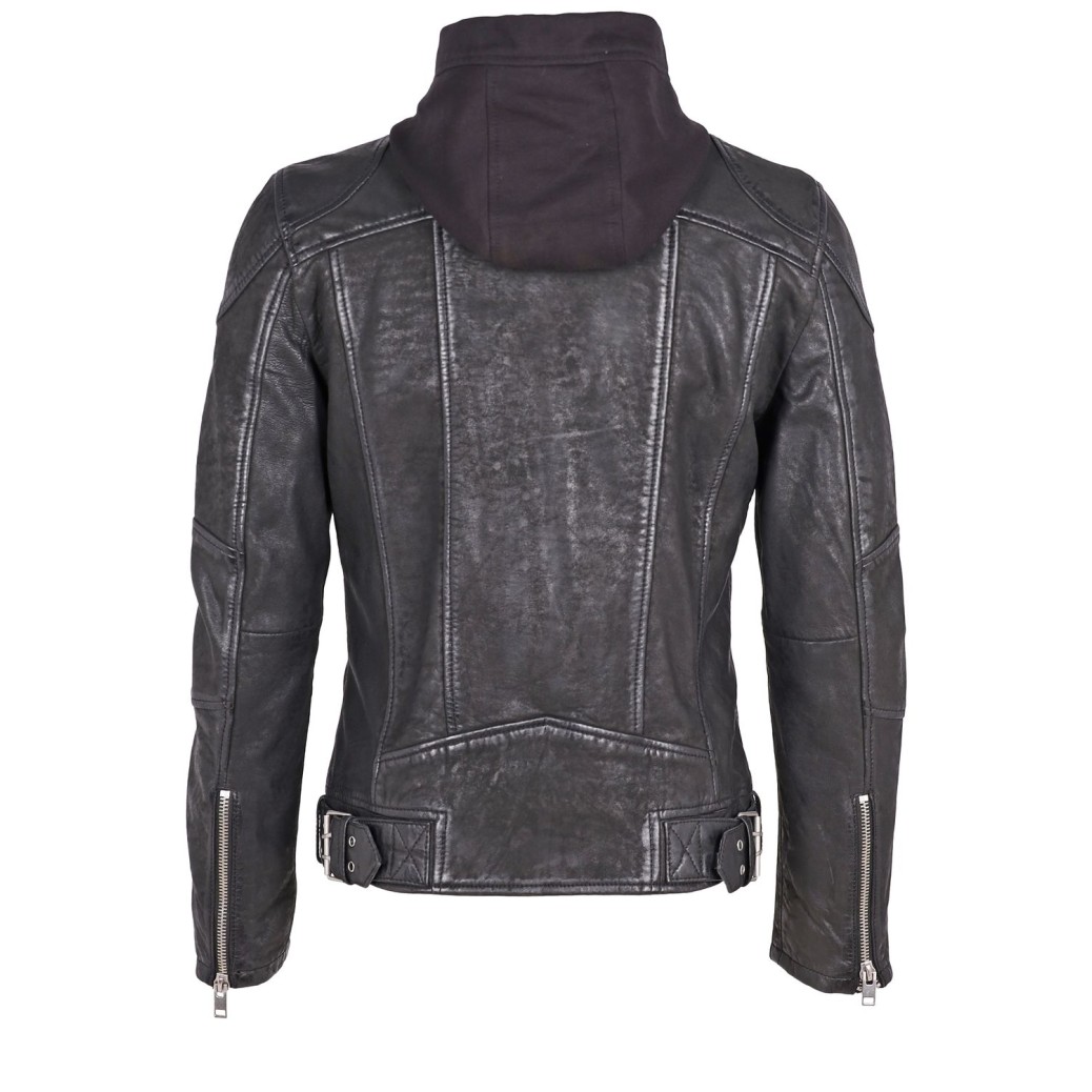 Geaca de Piele Barbati Gipsy Neagra G2MRayko – IMBRACAMINTE