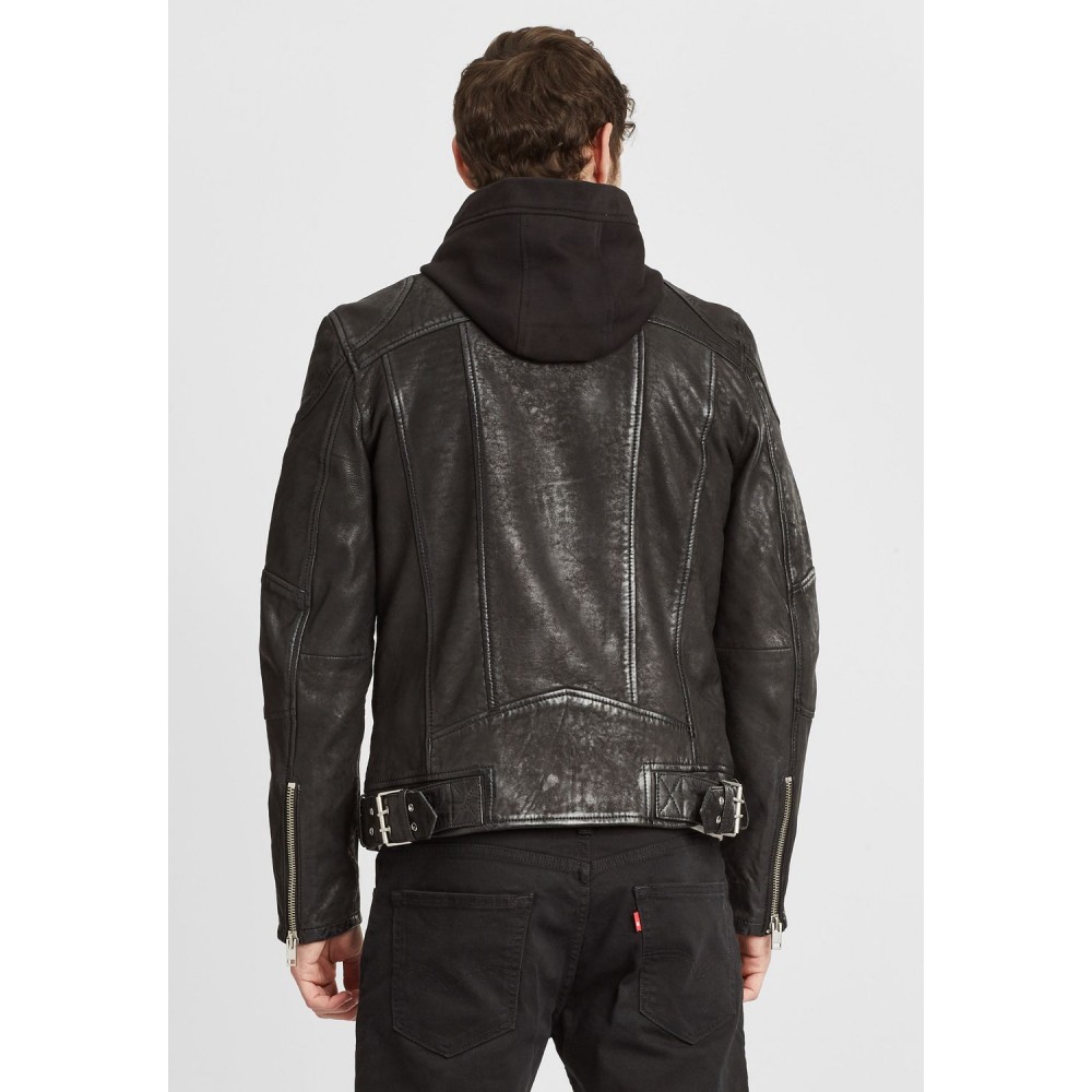 Geaca de Piele Barbati Gipsy Neagra G2MRayko Geaca de Piele Barbati Gipsy Neagra G2MRayko - readytowear.ro