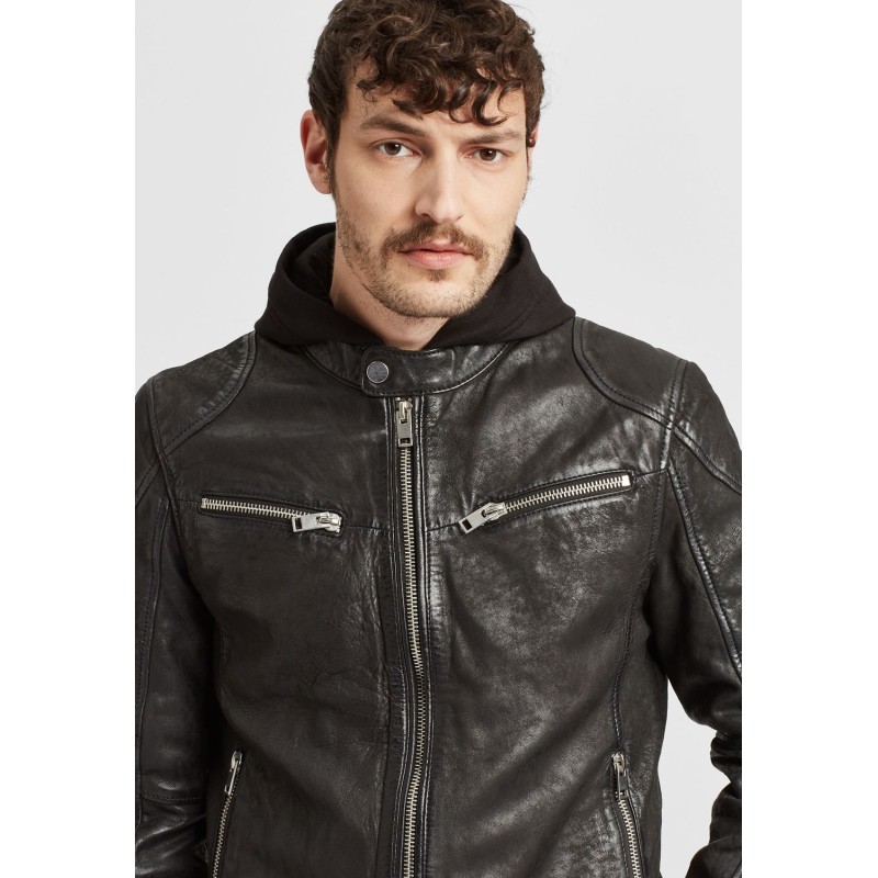 Geaca de Piele Barbati Gipsy Neagra G2MRayko – IMBRACAMINTE Geaca de Piele Barbati Gipsy Neagra G2MRayko – IMBRACAMINTE