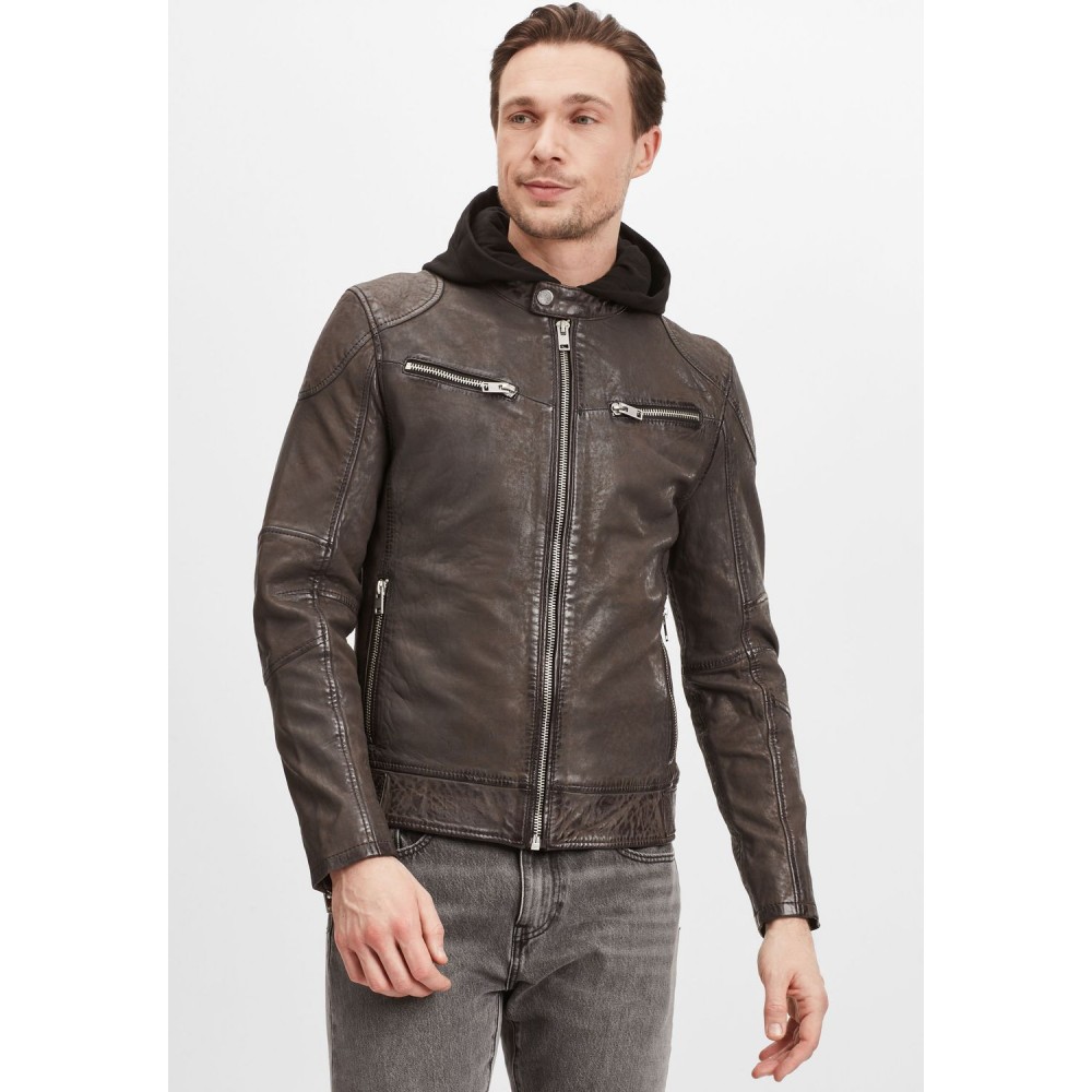 Geaca de Piele Barbati Gipsy Maro Inchis G2MRayko SF NSLCOUNTV Geaca de Piele Barbati Gipsy Maro Inchis G2MRayko SF NSLCOUNTV - readytowear.ro
