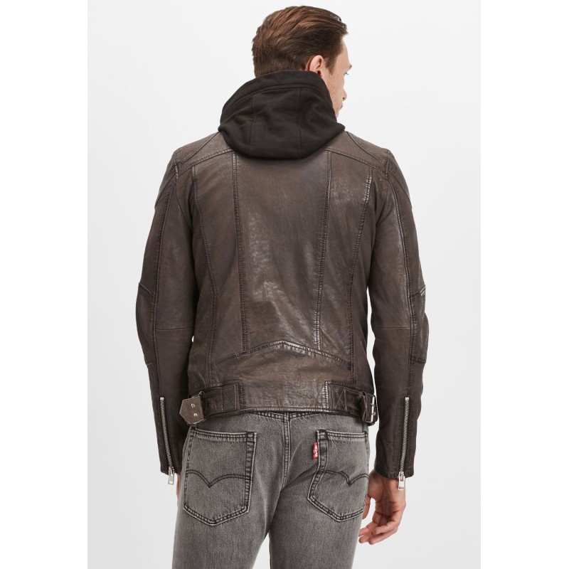 Geaca de Piele Barbati Gipsy Maro Inchis G2MRayko SF NSLCOUNTV – IMBRACAMINTE