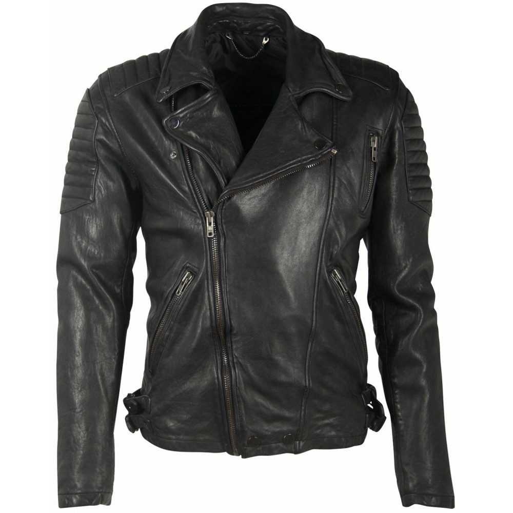 Geaca de Piele Naturala Barbati Gipsy Neagra G2MRudy SF LWV Geaca de Piele Naturala Barbati Gipsy Neagra G2MRudy SF LWV - readytowear