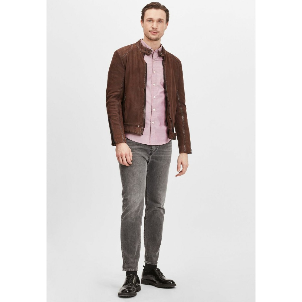 Geaca de Piele Barbati Gipsy Castanie G2MShion SF LCOUNTV geci de piele - readytowear.ro