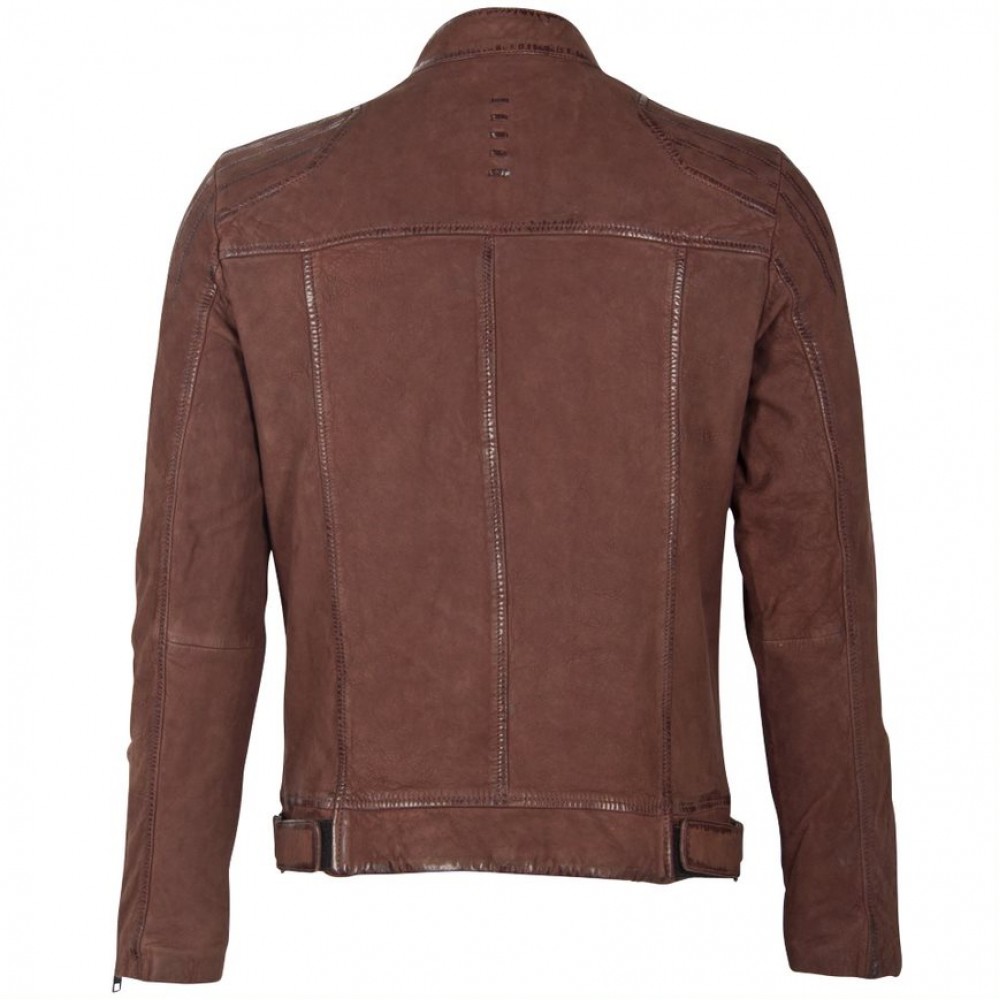 Geaca de Piele Barbati Gipsy Castanie G2MShion SF LCOUNTV Geaca de Piele Barbati Gipsy Castanie G2MShion SF LCOUNTV - readytowear.ro
