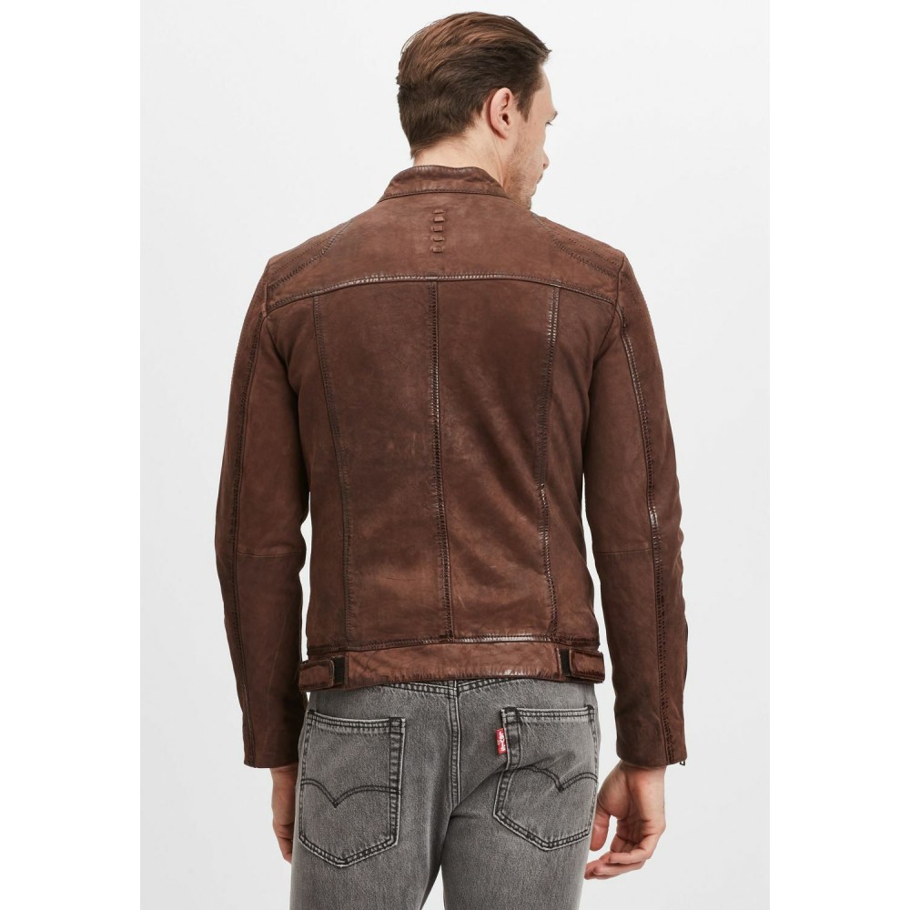 Geaca de Piele Barbati Gipsy Castanie G2MShion SF LCOUNTV Geaca de Piele Barbati Gipsy Castanie G2MShion SF LCOUNTV - readytowear.ro