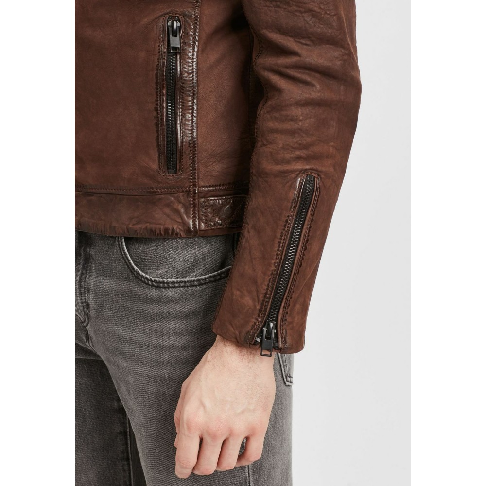 Geaca de Piele Barbati Gipsy Castanie G2MShion SF LCOUNTV Geaca de Piele Barbati Gipsy Castanie G2MShion SF LCOUNTV - readytowear.ro