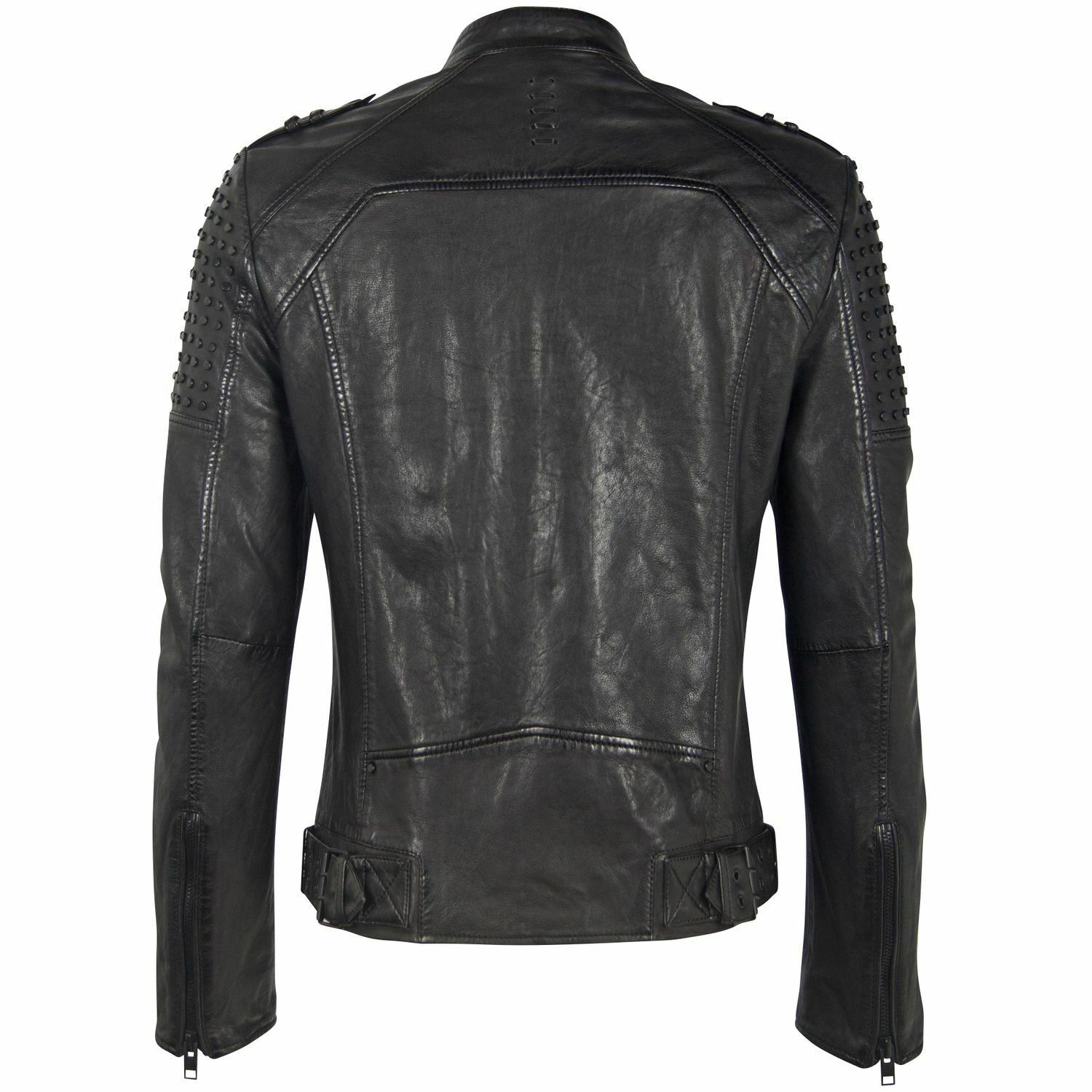 Geaca de Piele Barbati Gipsy Neagra G2MTrian – IMBRACAMINTE