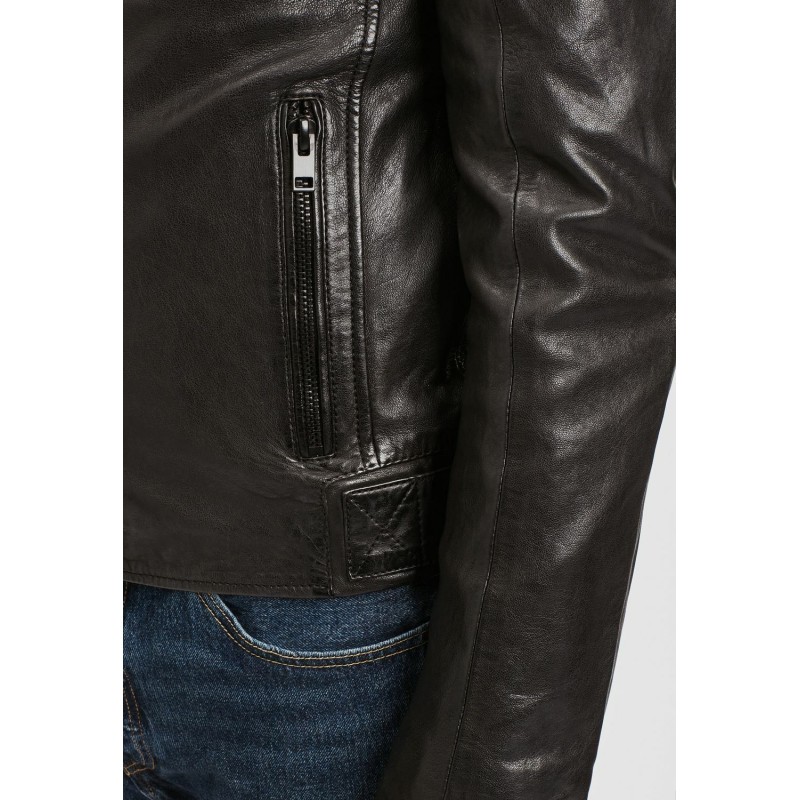 Geaca de Piele Barbati Gipsy Neagra G2MTrian – IMBRACAMINTE Geaca de Piele Barbati Gipsy Neagra G2MTrian – IMBRACAMINTE