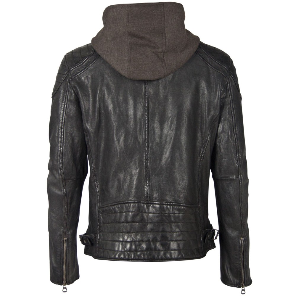 Geaca de Piele Barbati Gipsy Neagra GBArlo CF LATOV geci de piele - readytowear.ro